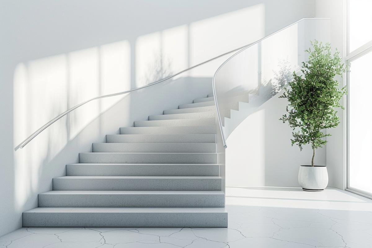 Escalier extérieur en aluminium : choix de marches et design moderne