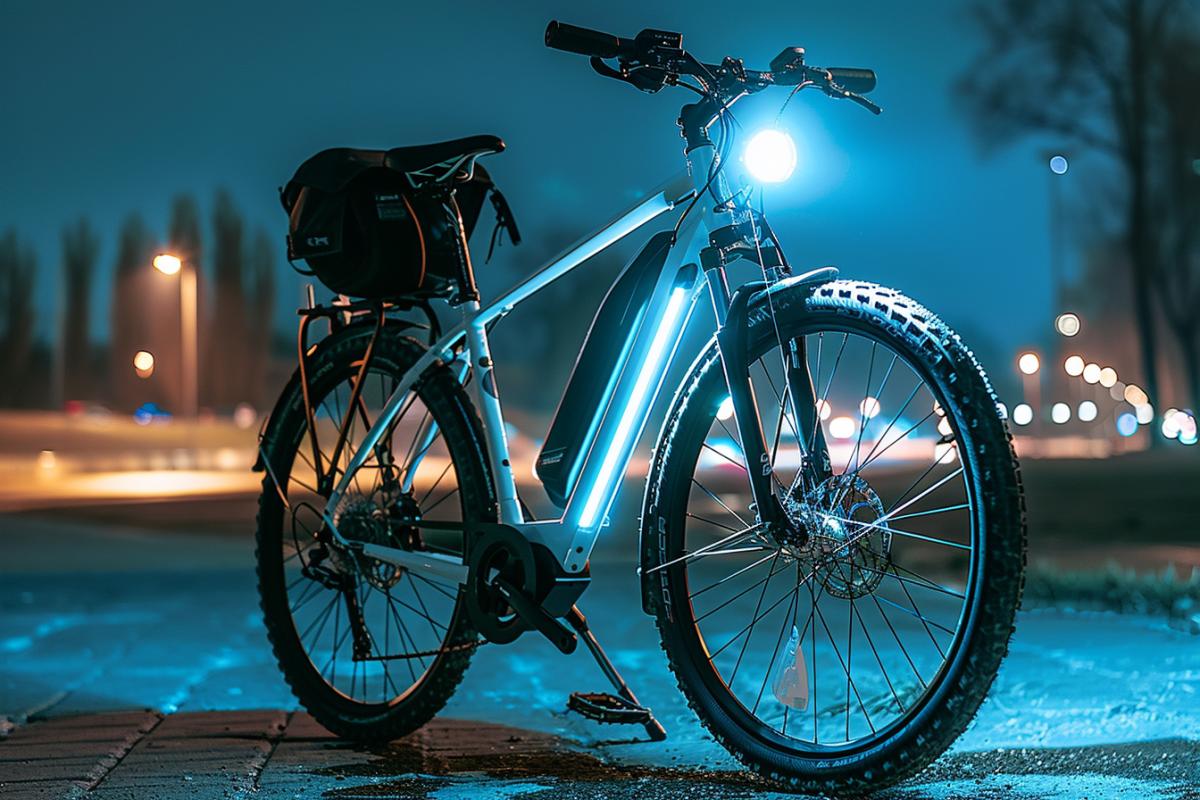 Feu arrière vintage pour vélo : éclairage LED et modèle ancien en métal